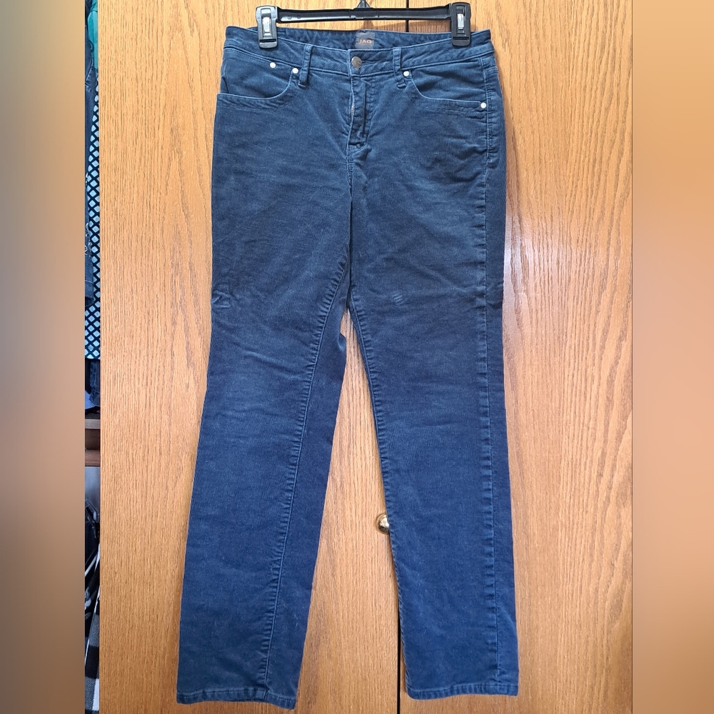 JAG Mid Rise Blue Corduroy Pants